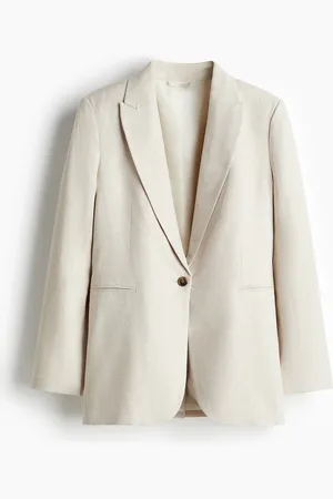 H&M Blazer aus Leinenmix - Beige
