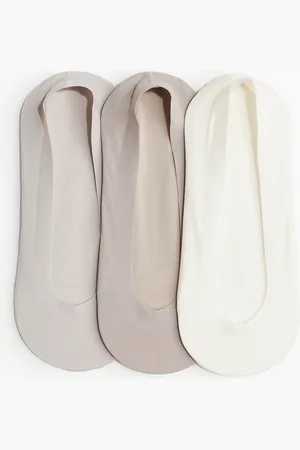 H&M 3er-Pack Socken Super Low Cut - Grau