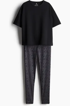 H&M 2-teiliges Sportset mit DryMove™ - Schwarz