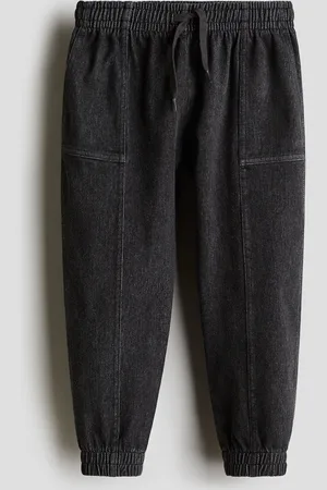 H&M Joggpants im Denimlook - Schwarz
