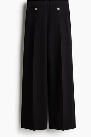H&M Gerade Hose - Schwarz