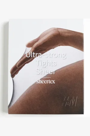 H&M Sheertex® Ultrastarke transparente Strumpfhose - Schwarz