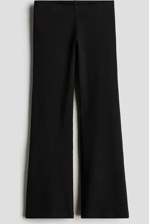 H&M Ausgestellte Leggings - Schwarz