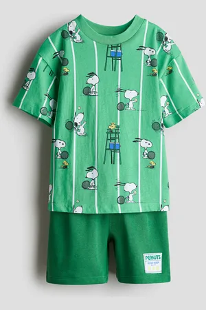 H&M 2-teiliges Set mit Print - Grün
