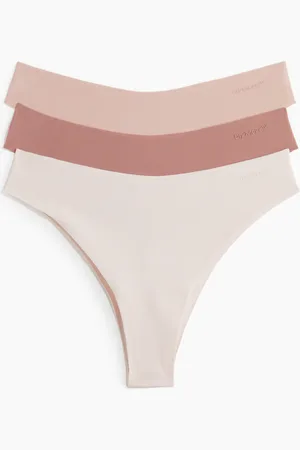 H&M 3er-Pack Sportslips Brazilian aus DryMove™ - Pink
