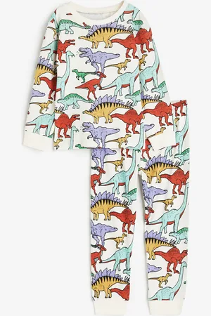 H&M Jerseypyjama - Weiß