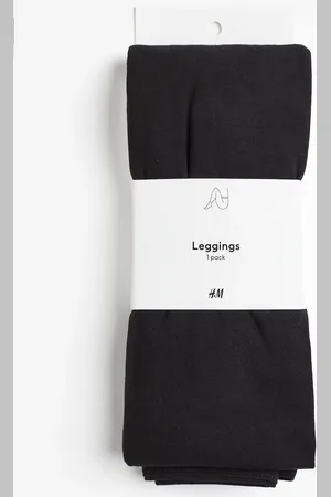 H&M Leggings mit hohem Bund - Schwarz