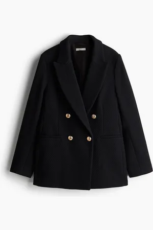 H&M Blazer aus Strukturstoff - Blau