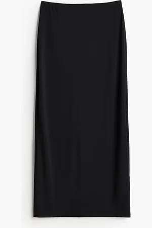 H&M Strandrock aus Jersey - Schwarz