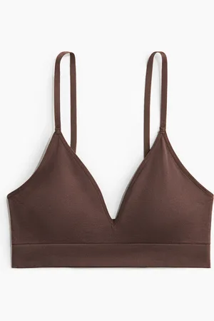 H&M Gepolsterter Soft-BH Seamless - Beige