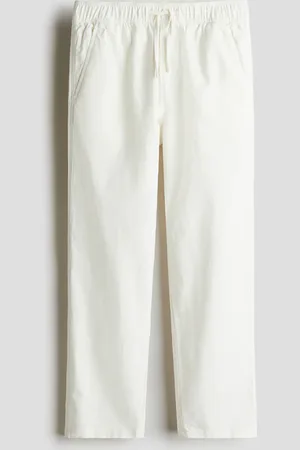H&M Hose aus Leinenmix - Weiß