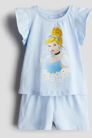 H&M Bedruckter Pyjama - Blau