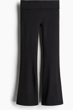 H&M Ausgestellte Sportleggings mit SoftMove™ - Schwarz