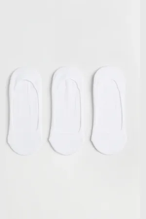 H&M 3er-Pack Unsichtbare Socken - Weiß