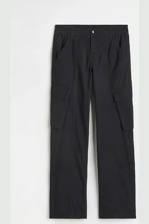 H&M Cargohose aus Canvas - Schwarz