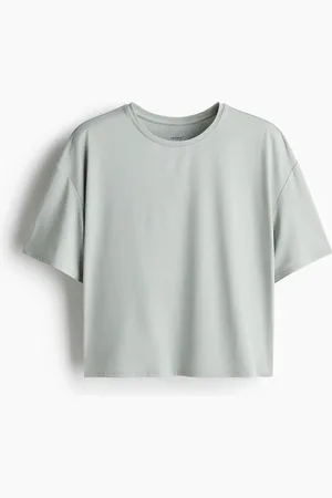 H&M Kastiges Sportshirt mit DryMove™ - Türkis