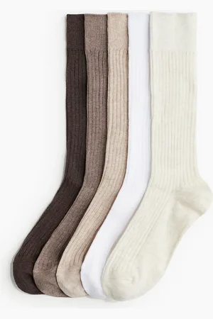 H&M 5er-Pack Socken - Weiß