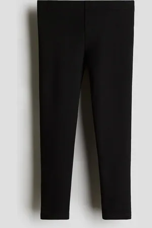 H&M Brushed-inside leggings - Schwarz