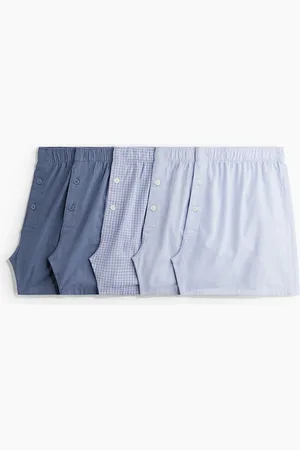 H&M 5er-Pack Boxershorts aus Baumwollstoff - Blau