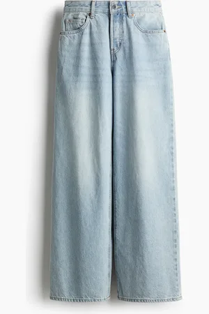 H&M Weite Jeans - Blau