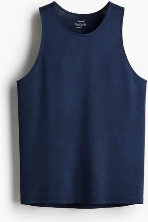 H&M Sport-Tanktop mit DryMove™ in Regular Fit - Blau
