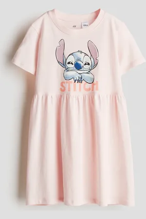 H&M Jerseykleid mit Print - Pink