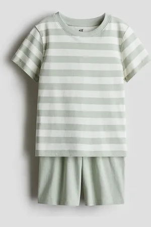 H&M 2-teiliges Set aus Baumwolljersey - Grün
