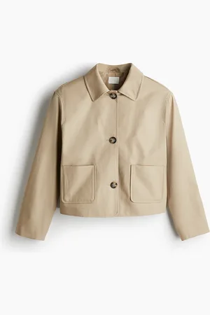 H&M Twilljacke mit Kragen - Beige