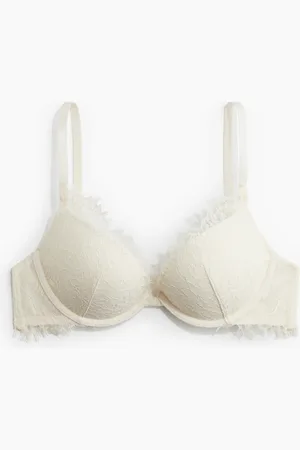 H&M Super-Push-up-BH aus Spitze - Weiß