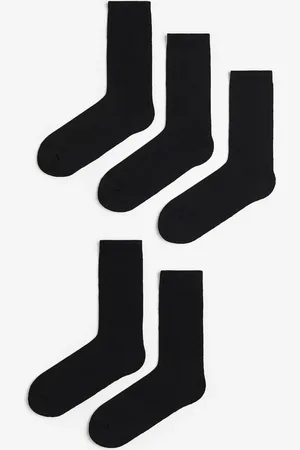 H&M 5er-Pack Socken - Schwarz