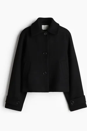 H&M Jacke mit Kragen - Schwarz