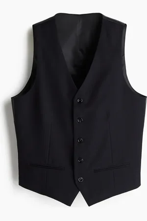 H&M Anzuggilet in Slim Fit - Blau