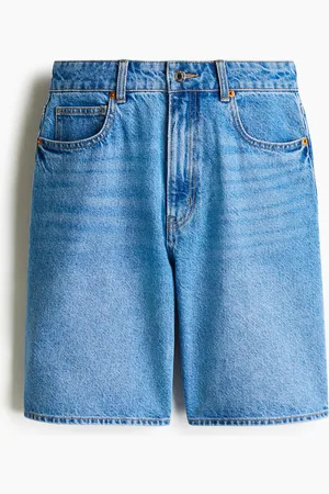 H&M Bermudashorts aus Denim - Blau