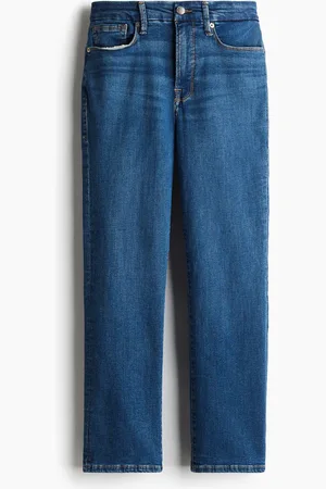 H&M Good Legs Straight Jeans - Blau