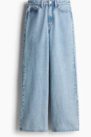 H&M Wide Ultra High Jeans - Blau