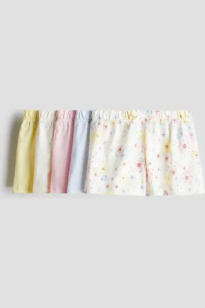 H&M 5er-Pack Baumwollshorts - Weiß