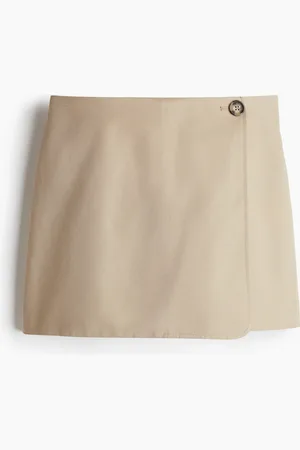 H&M Skort aus Twill - Beige