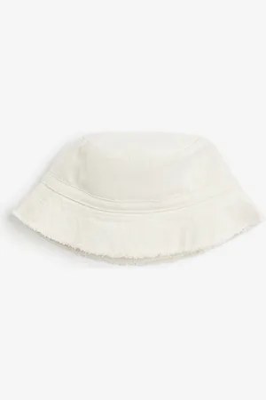 H&M Bucket Hat aus Twill - Weiß