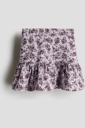 H&M Gemusterter Rock - Lila