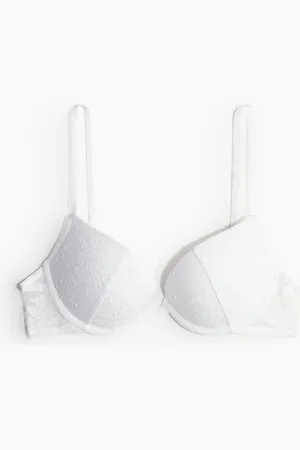 H&M Super-Pushup-BH aus Spitze - Weiß