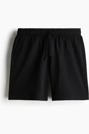 H&M Sweatshorts in Regular Fit - Schwarz