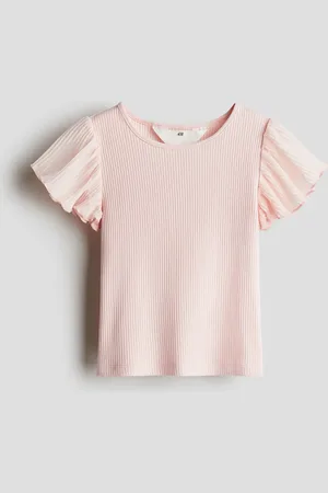 H&M Shirt mit Chiffonärmeln - Pink