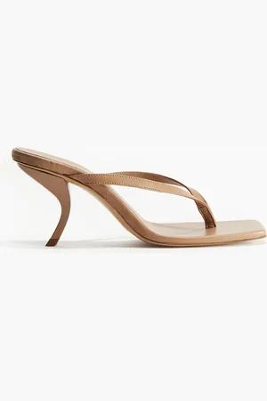 H&M GIABORGHINI Harriet Thong Heel Sandal - Braun