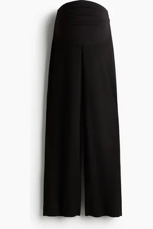 H&M MAMA Weite Hose - Schwarz