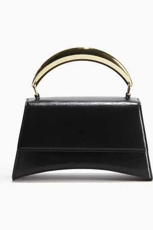 H&M Handtasche mit Metallgriff - Schwarz
