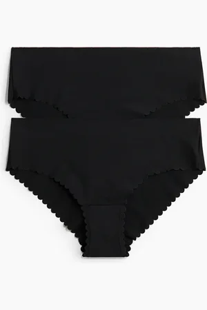 H&M 2er-Pack Unsichtbare Hipster - Schwarz