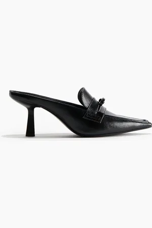 H&M Mules mit Absatz - Schwarz