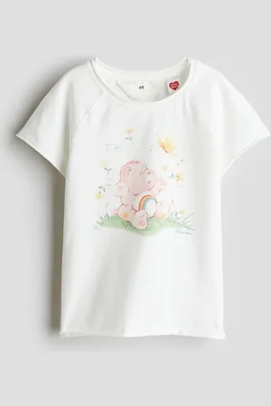 H&M Jerseyshirt mit Motivprint - Weiß
