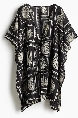 H&M Strandkaftan - Schwarz