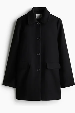 H&M Mantel in A-Linie - Schwarz